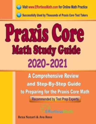 Cover for Ava Ross · Praxis Core Math Study Guide 2020 - 2021 (Paperback Bog) (2020)