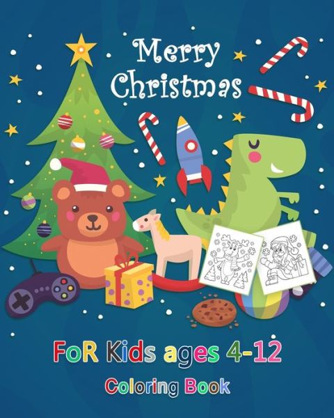 Merry Christmas coloring book for kids ages 4-12 - Book Level 2 - Kirjat - Independently Published - 9781702398343 - perjantai 25. lokakuuta 2019