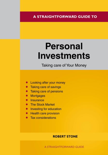 Cover for Robert Stone · A Straightforward Guide To Personal Investments (Paperback Bog) (2023)