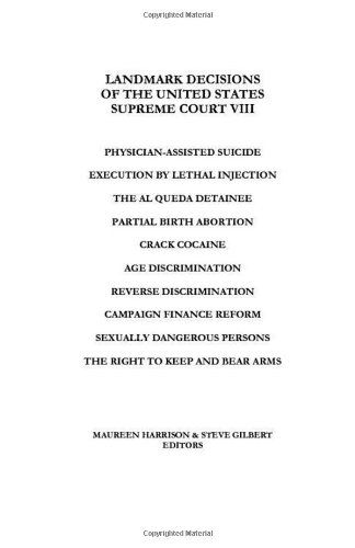 Cover for Steve Gilbert · Landmark Decisions of the United States Supreme Court Viii (Paperback Book) (2011)