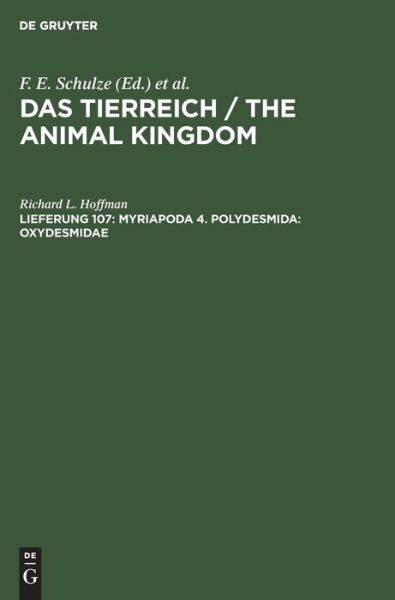 Cover for Richard L. Hoffmann · Animal Kingdom (The Animal kingdom) (Hardcover Book) (1990)