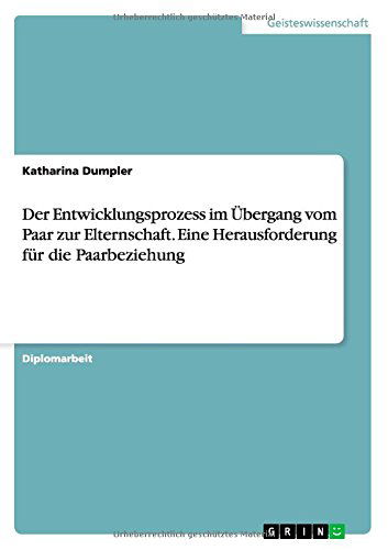 Cover for Dumpler · Der Enwicklungsprozess im Überg (Book) [German edition] (2011)