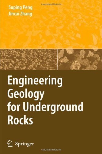 Cover for Suping Peng · Engineering Geology for Underground Rocks (Paperback Book) [Softcover reprint of hardcover 1st ed. 2007 edition] (2010)