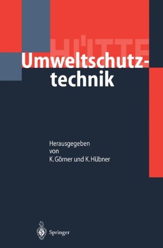 Cover for Ekkehard Weber · Hutte: Umweltschutztechnik - VDI-Buch (Paperback Bog) [Softcover Reprint of the Original 1st 1999 edition] (2011)