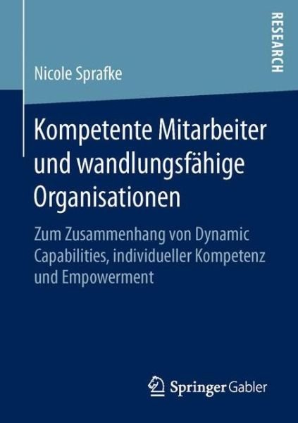 Cover for Sprafke · Kompetente Mitarbeiter und wand (Bog) (2016)