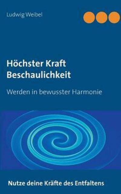 Cover for Ludwig Weibel · H Chster Kraft Beschaulichkeit (Paperback Book) (2016)