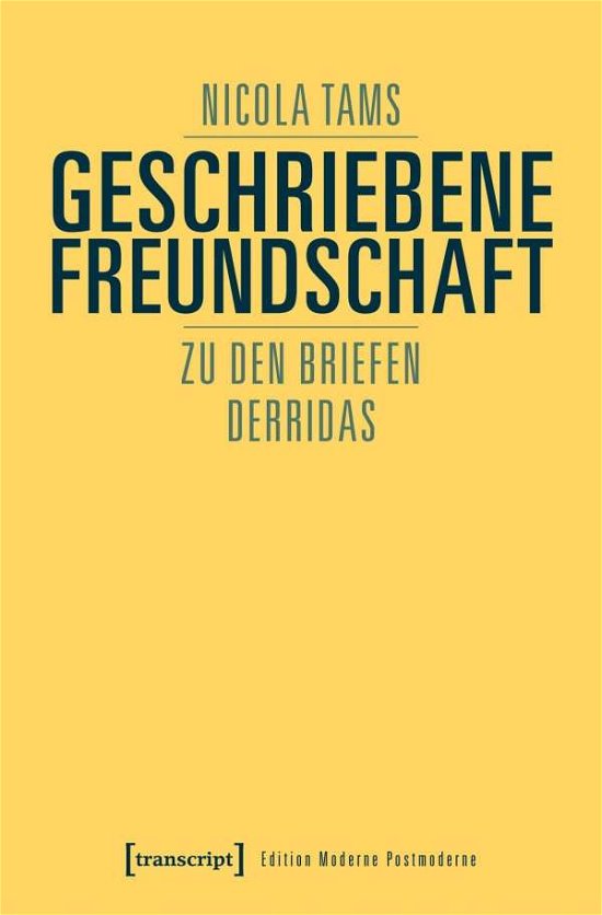 Cover for Tams · Geschriebene Freundschaft (Book)
