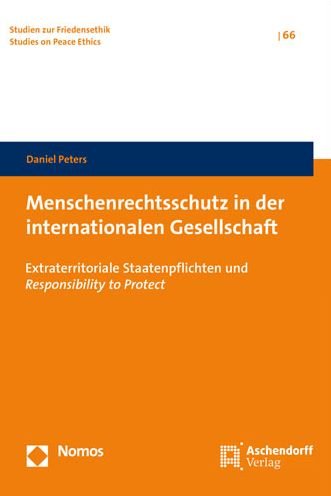 Cover for Peters · Menschenrechtsschutz in der inte (Bog) (2020)