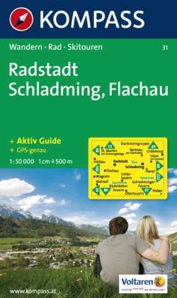 Cover for Mair-Dumont / Kompass · Kompass Wanderkarte: Radstadt Schladming, Flachau (Hardcover Book) (2005)