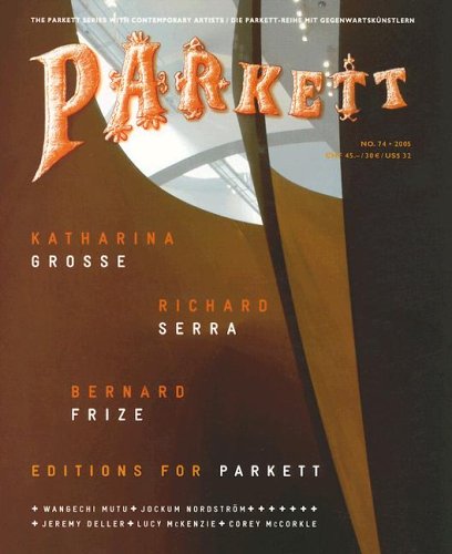 Cover for Richard Serra · Parkett No. 74 (Paperback Book) [German, Bilingual edition] (2005)