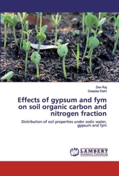 Effects of gypsum and fym on soil - Rathi - Books -  - 9786200321343 - September 19, 2019