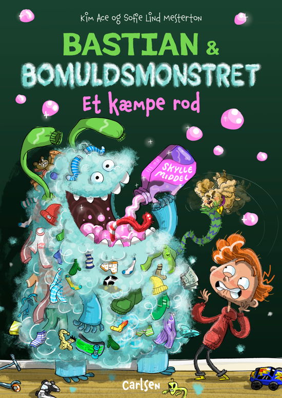 Cover for Kim Ace · Bastian og bomuldsmonstret - Et kæmpe rod (Bound Book) [1º edição] (2024)