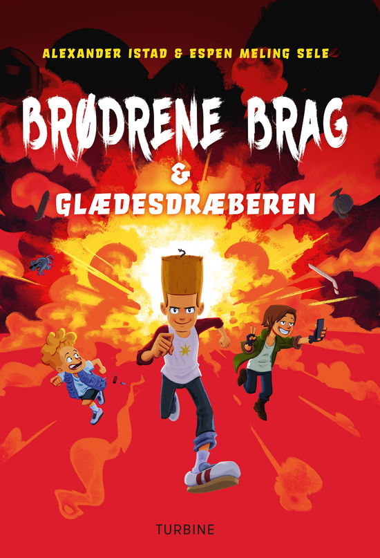 Cover for Alexander Istad · Brødrene Brag &amp; Glædesdræberen (Hardcover Book) [1er édition] (2024)