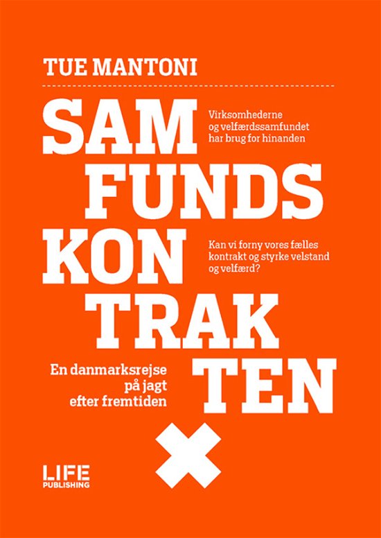 Cover for Tue Mantoni · Samfundskontrakten (Innbunden bok) [1. utgave] (2020)