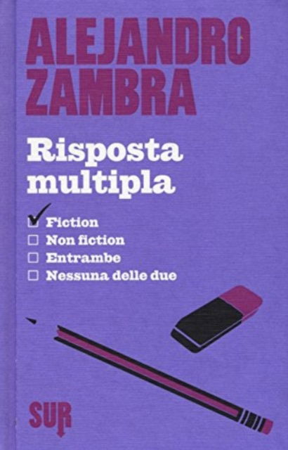 Cover for Alejandro Zambra · Risposta Multipla (Book)