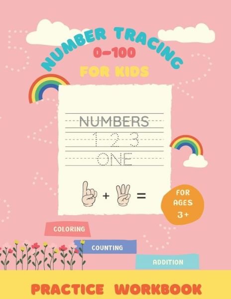 Cover for Ki Ri · Number Tracing Workbook and Coloring (Pocketbok) (2021)