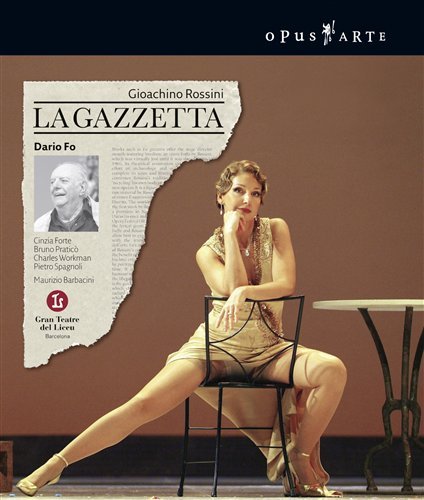 Cover for Fortepraticobarbacini · Rossini: La Gazzetta (Blu-ray) (2009)