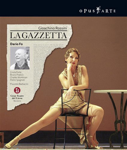 Cover for Fortepraticobarbacini · Rossini: La Gazzetta (Blu-Ray) (2009)