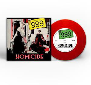 Cover for 999 · Homicide (Red Vinyl) (LP) (2021)