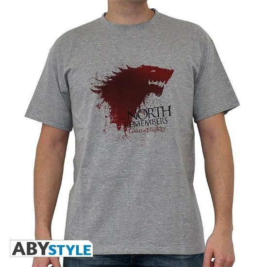 GAME OF THRONES - T-Shirt The North ... Men - Game of Thrones - Merchandise - ABYstyle - 3700789207344 - 7. februar 2019