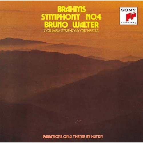 Brahms: Symphony No. 4 in E Minor. Variations on a - Bruno Walter - Muziek -  - 4547366068344 - 11 december 2012