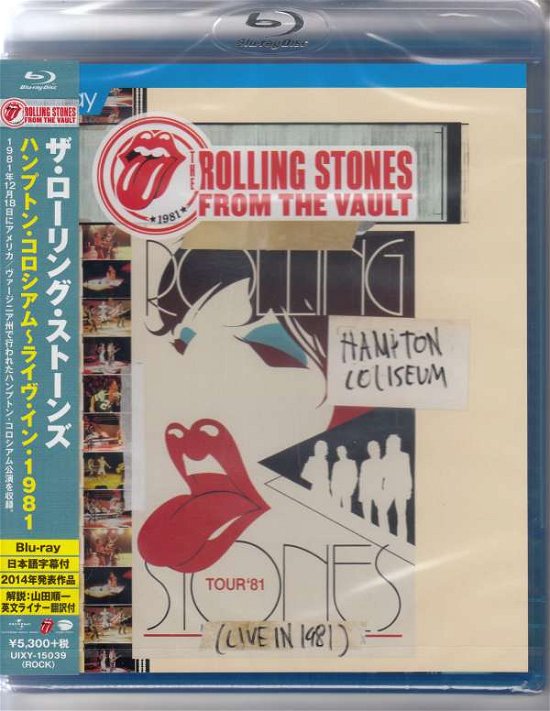 Cover for The Rolling Stones · From The Vault: Hampton Coliseum (live In 1981) (Blu-ray) (2020)