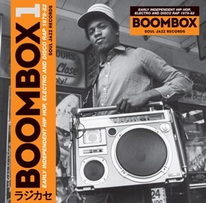 Cover for Soul Jazz Records Presents · Boombox: Early Independent Hip Hop, Electro And Disco Rap (LP) [Standard edition] (2016)