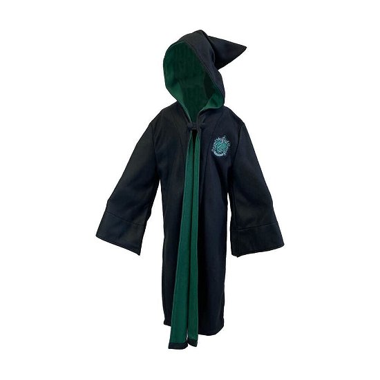 Harry Potter - Robe - Slytherin Kids Poly Fleece Black / Green Large - Groovy UK - Merchandise -  - 5055437929344 - 