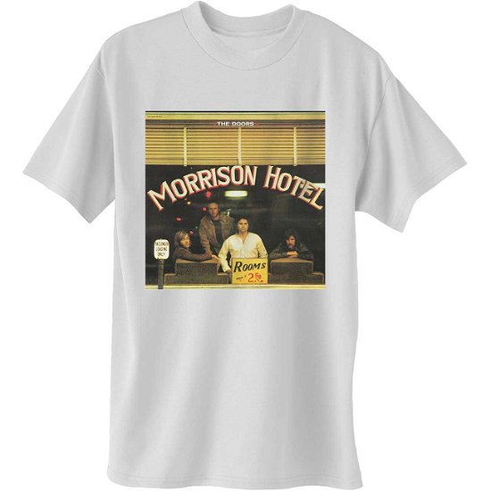 Cover for The Doors · The Doors Unisex T-Shirt: Morrison Hotel (T-shirt) [size S] [White - Unisex edition] (2020)