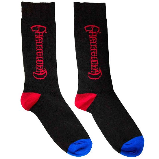 Cover for Grateful Dead · Grateful Dead Unisex Ankle Socks: Vertical Mono Logo (UK Size 6 - 11) (Bekleidung)