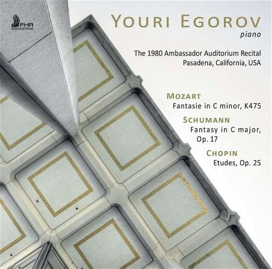 Cover for Youri Egorov · 1980 Ambassador Recital (CD) (2019)