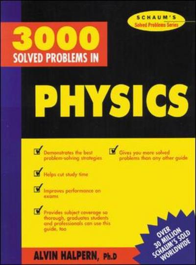 Cover for Alvin Halpern · 3,000 Solved Problems in Physics (Paperback Book) [Ed edition] (1990)