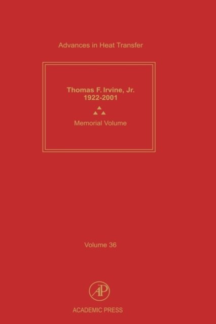 Cover for J P Hartnett · Advances in Heat Transfer - Advances in Heat Transfer (Hardcover Book) (2000)