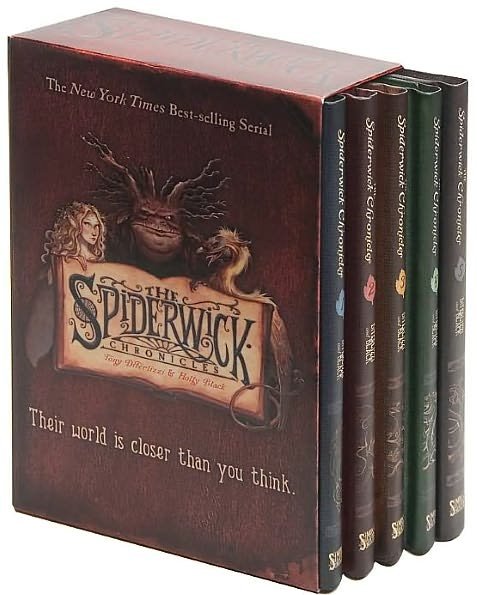 Cover for Tony Diterlizzi · The Spiderwick Chronicles (Boxed Set): the Field Guide; the Seeing Stone; Lucinda's Secret; the Ironwood Tree; the Wrath of Mulgrath (Inbunden Bok) [Boxed Set edition] (2004)