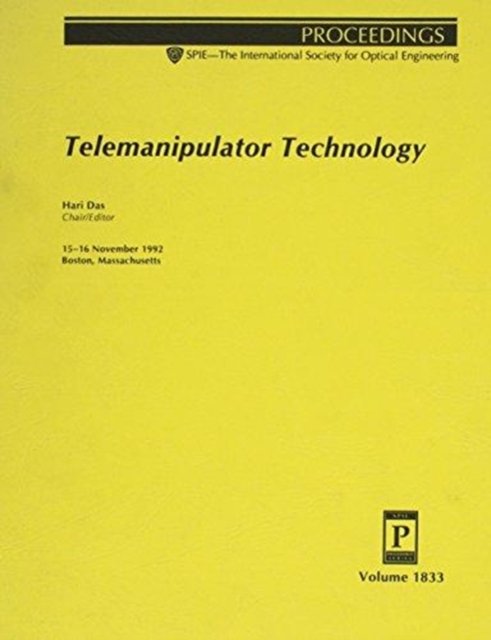 Cover for Das · Telemanipulator Technology (Taschenbuch) (2006)