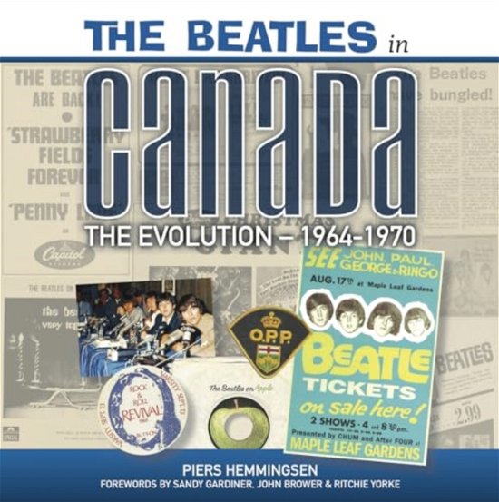 Cover for Piers Hemmingsen · The Beatles in Canada: The Evolution 1964-1970 (Blue Book) (The Beatles in Canada) - The Beatles in Canada (Paperback Bog) (2024)
