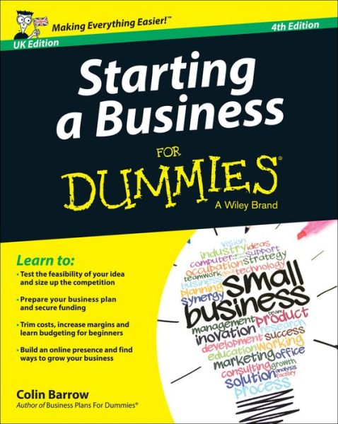 Cover for Colin Barrow · Starting a Business For Dummies (Paperback Book) [4th edition] (2014)