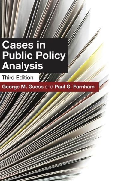 Cover for George M. Guess · Cases in Public Policy Analysis: Third Edition (Paperback Bog) [Third edition] (2011)