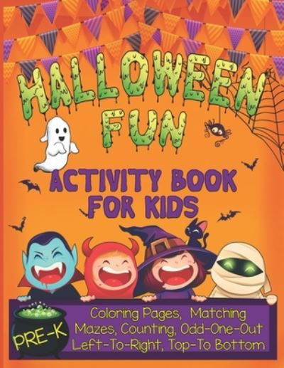 Cover for Cb Rees Press · Halloween Fun Activity Book for Kids Pre-K (Paperback Bog) (2019)