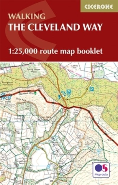 The Cleveland Way Map Booklet: 1:25,000 OS Route Mapping - Paddy Dillon - Books - Cicerone Press - 9781852849344 - September 21, 2020