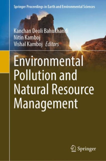 Cover for Environmental Pollution and Natural Resource Management - Springer Proceedings in Earth and Environmental Sciences (Hardcover Book) [2022 edition] (2022)