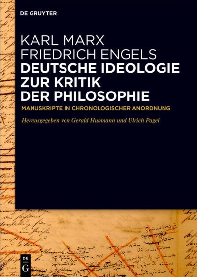 Cover for Marx · Deutsche Ideologie Zur Kritik der (Bog) (2018)