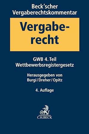 Cover for Martin Burgi · Beck'scher Vergaberechtskommentar. Bd.01 (Hardcover Book) (2022)