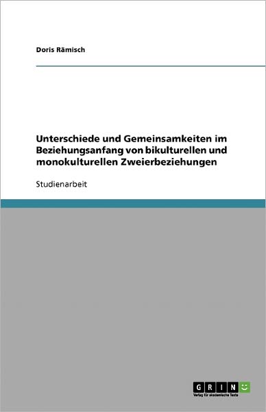 Cover for Rämisch · Unterschiede und Gemeinsamkeite (Book) [German edition] (2013)