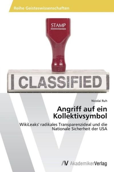 Cover for Ruh Nicolai · Angriff Auf Ein Kollektivsymbol (Taschenbuch) (2012)