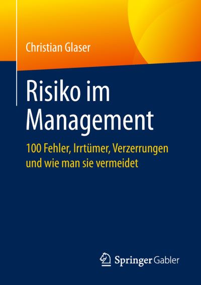 Cover for Glaser · Glaser:risiko Im Management (Book) (2019)