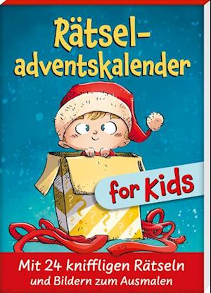 Cover for Kristin Lückel · Rätseladventskalender for Kids 3 (Book) (2024)