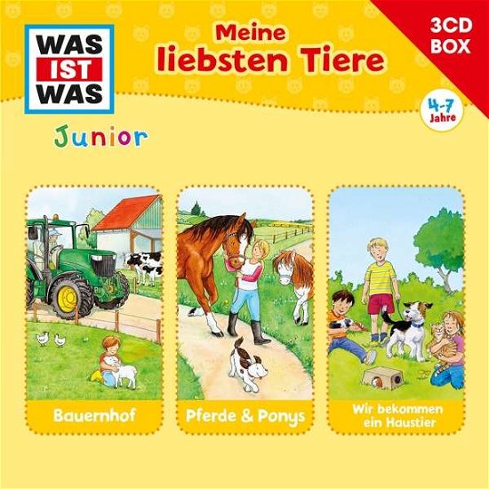 Cover for Was Ist Was Junior · Was Ist Was Junior-3-cd Hörspielbox Vol.3 Tiere (CD) (2020)