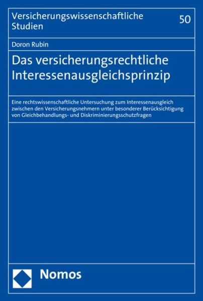 Cover for Rubin · Das versicherungsrechtliche Inter (Bok) (2017)
