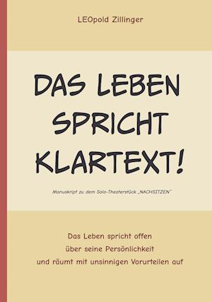 Cover for Leopold Zillinger · Das Leben spricht Klartext (Book) (2024)